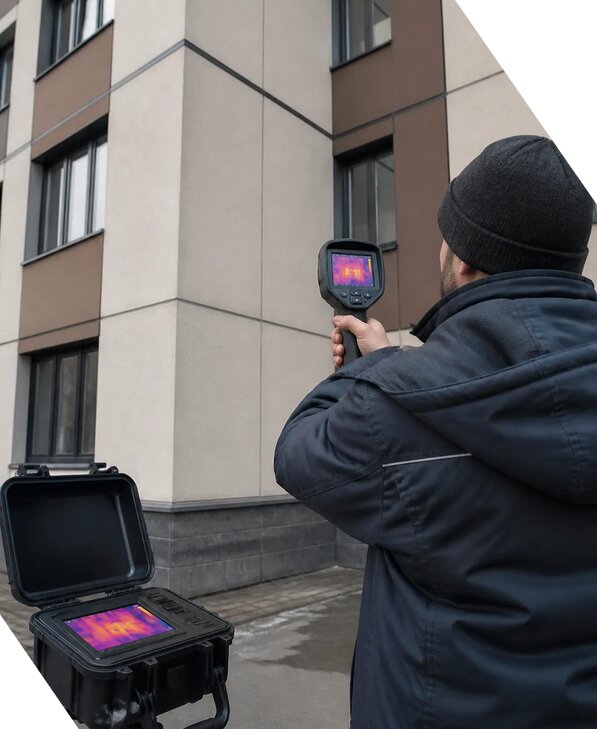 Тепловизионное обследование зданий и сооружений в Магнитогорске