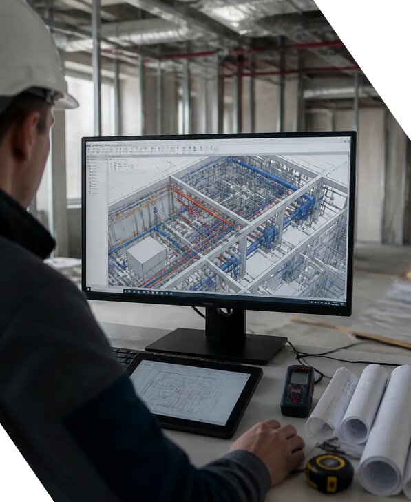 Создание BIM модели инженерных сетей для объектов в Магнитогорске